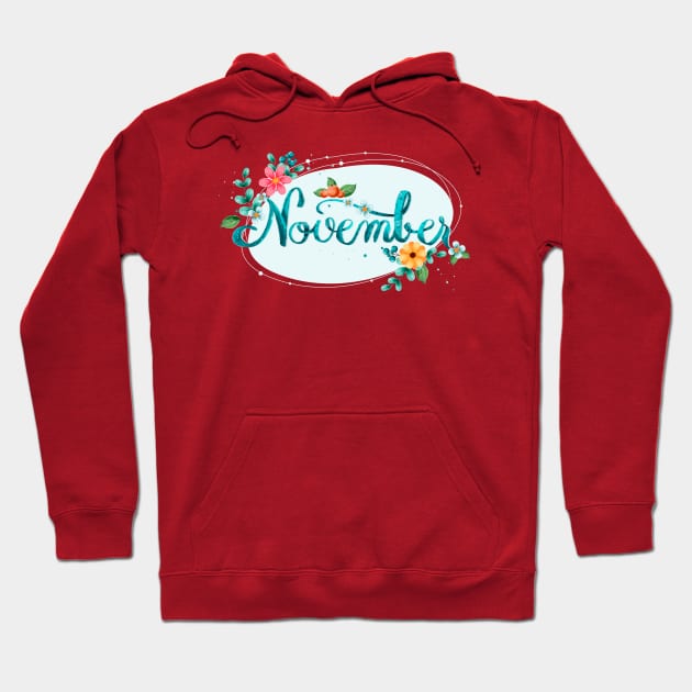 November Month Hoodie by Mako Design 